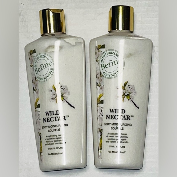 BEFINE BODY MOISTURIZING SOUFFLÉ UNISEX WILD NECTAR 9.0 FL OZ (lot of 2) - Picture 9 of 9